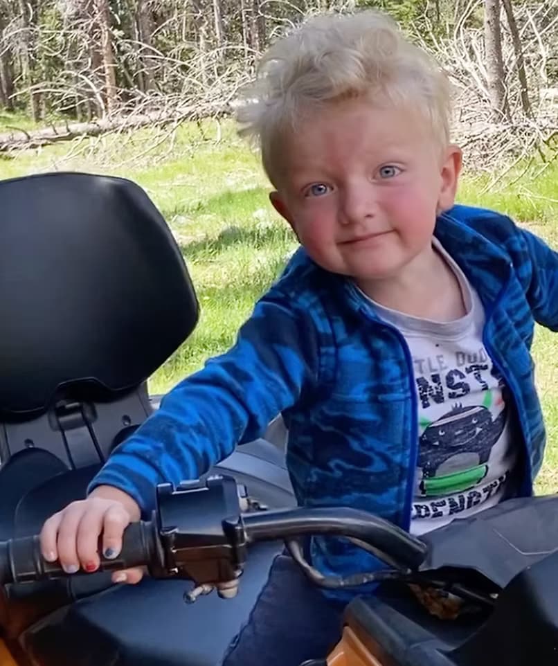 Young rider enjoying an ATV adventure